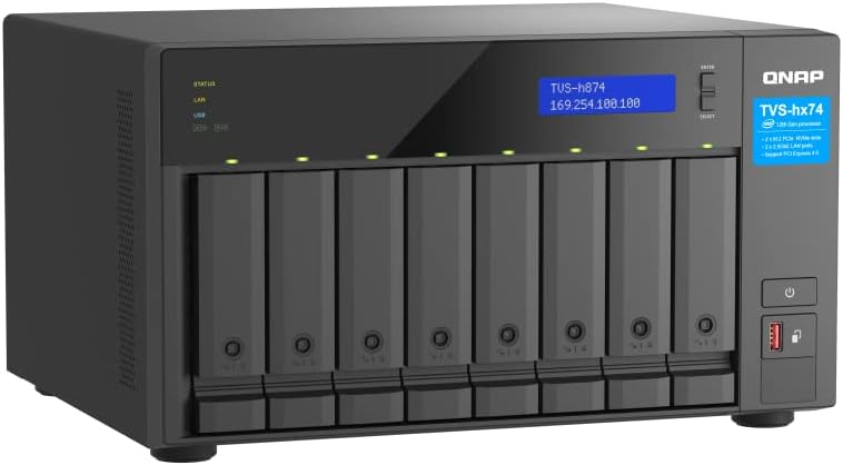 QNAP TVS-h874-i5-32G 8-Bay High-Speed Desktop NAS