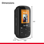 SanDisk SDMX32-032G Clip Sport Plus 32GB MP3 Player