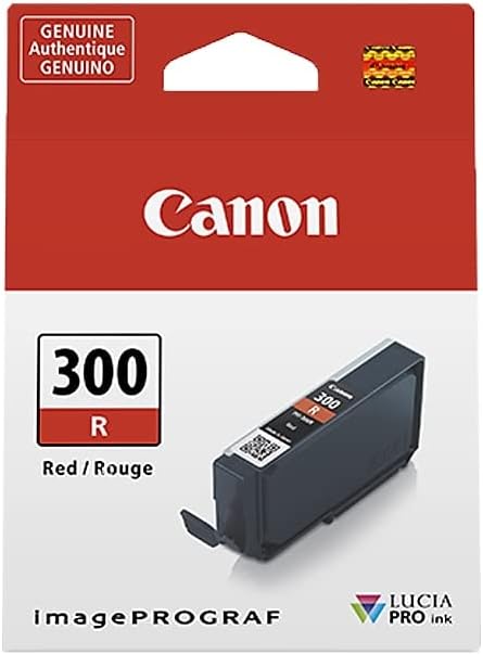 Canon 4199C002 PFI-300 Red Lucia PRO Ink Cartridge — main product image
