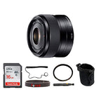 Sony SEL35F18 35mm f/1.8 Prime Lens Bundle