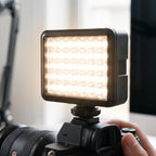 Fabater Mini LED Camera Light with Cold Shoe Mounts