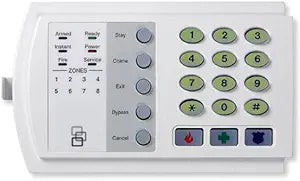 GE NX-108E Interlogix NetworX 8 Zone LED Keypad — main product image