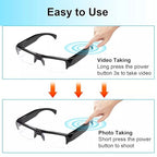 Tbest 1080P HD Camera Glasses with Video Recording