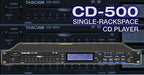 Tascam CD-500 Rackmount Professional CD Player
