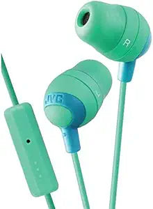 JVC Marshmallow Mic Remote In-Ear Earbuds Green — main product image
