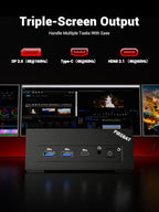 FIREBAT AM02 Mini Gaming PC with AMD Ryzen 6600H APU