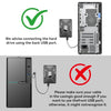 Kfwfuaee 1TB Portable External Hard Drive with Type-C