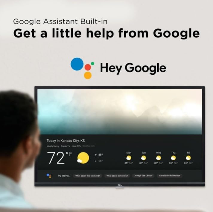 TCL 32S21 32-Inch 720p Android Smart TV (Renewed)