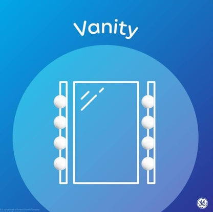 GE 43316 Relax LED 60-Watt Soft White G25 Globe Bulbs - 3 Pack