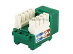 Monoprice 105380 Cat6 Punch Down Keystone Jack - Green