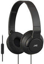 JVC HASR185B On-Ear Headphones with Mic (Black)