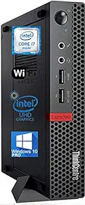 Lenovo M910Q Tiny Desktop - i7-6700T, 16GB, 256GB NVMe (Renewed)