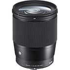 Sigma 402963 16mm f/1.4 Contemp Lens Bundle