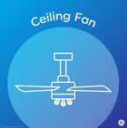 GE 46661 Refresh LED 60W Daylight Fan Bulbs 2-Pack