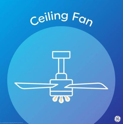 GE 31339 Refresh LED 40W Ceiling Fan Bulbs, 2-Pack