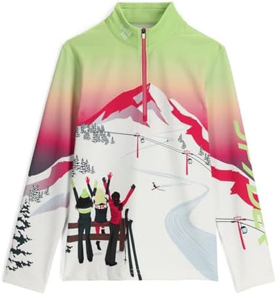 Spyder 38R123300 Girls Sunset 1/2 Zip T-Neck