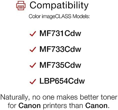 Canon CRG-046 CMYK Toner Set - Genuine Color Cartridge Bundle