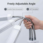 Diydeg Flexible 4-Arm LED Video Light with Floor Tripod