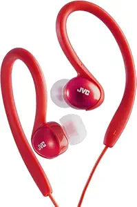 JVC HAEBX5R Splash Proof Sports Headphones Red