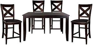 Lexicon Crown Point 5-Piece Counter Height Dining Set