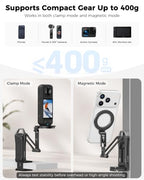 OMOTON TP02-Ultra Magnetic Action Camera and Phone Mount