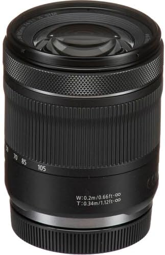 Canon RF 24-105mm STM Lens Bundle 64GB Accessories Renewed