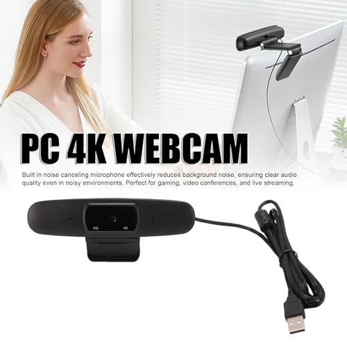 VBESTLIFE 4K Webcam with PDAF Autofocus and Noise-Canceling Mic — main product image