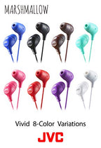 JVC HAFX38V Marshmallow Memory Foam Violet Earbuds