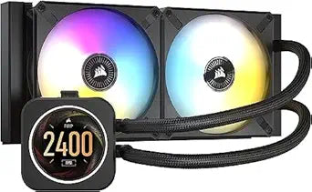 Corsair iCUE H100i Elite LCD CPU Cooler (Renewed) — main product image