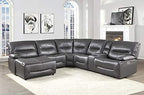 Lexicon Westby Power Reclining Sectional Sofa Gray