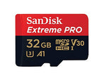 SanDisk 32GB Extreme Pro MicroSD for GoPro Hero 10 + Reader