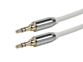 Monoprice 109297 3.5mm Mobile Audio Cable 6ft White — main product image