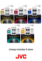 JVC EPFX10 Spiral Dot Earpieces Set