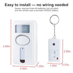 GE 51207 Personal Security Motion Sensor Alarm Remote