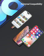 DESOFICON MFi Lightning Micro SD Card Reader for iPhone and iPad