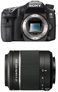 Sony A77II Digital SLR Camera Body with 55-200mm Lens — main product image