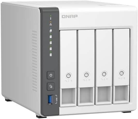 QNAP TS-433-4G-US 4-Bay NAS - Quad-Core, 4GB RAM, 2.5GbE