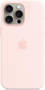 Apple iPhone 15 Pro Max Silicone Case MagSafe - Light Pink