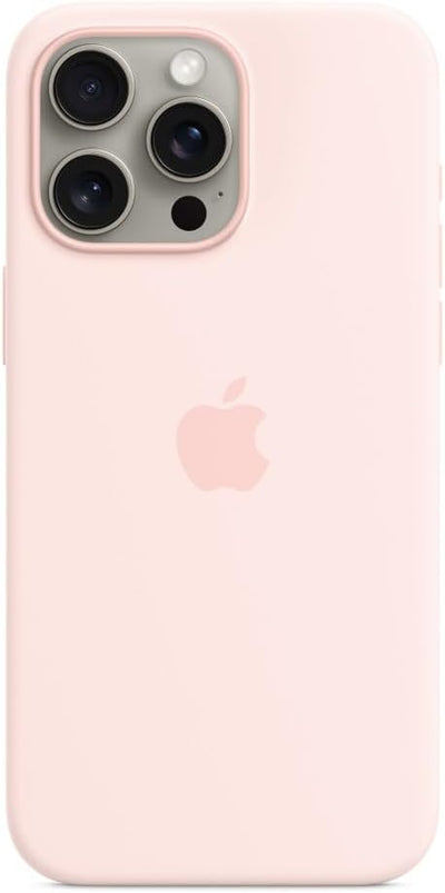 Apple iPhone 15 Pro Max Silicone Case MagSafe - Light Pink