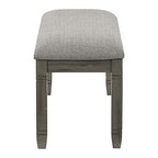 Lexicon 194840160403 Saratoga Dining Bench Antique Gray
