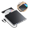Fpbiagoq USB-C External DVD Drive with Card Reader and USB Hub