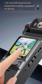 MOCENNO 4K Handheld Gimbal Camera with 6-Axis Stabilization