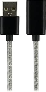 GE 13683 3-Foot USB Extension Cable Black