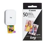 Canon Ivy 2 Mini Photo Printer ZINK Paper Bundle