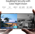 Rraycom Wireless Outdoor Battery Security Camera 4-Pack