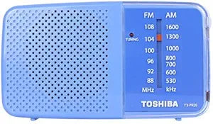 Toshiba TX-PR20SBLK Portable AM/FM Pocket Radio