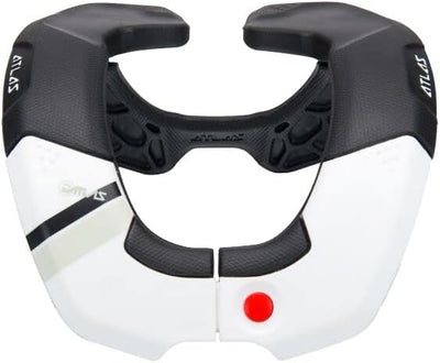 Atlas Peewee Broll Youth Neck Brace (White/Black)