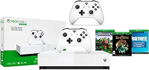 Microsoft Xbox One S 1TB All-Digital Two Controller Bundle (Renewed)