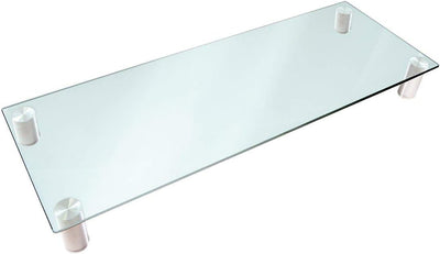 Monoprice 116356 Multimedia Riser Glass Desktop Monitor Stand