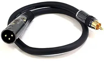 Monoprice 104775 XLR to RCA Audio Cable 1.5ft — main product image